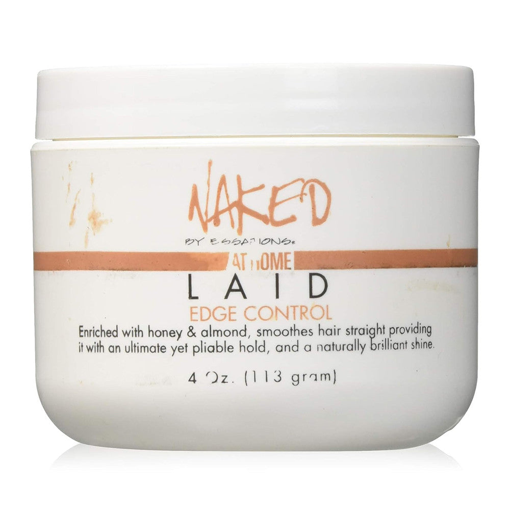 Naked Laid Edge Control Gel with Honey and Almond, 4 Oz
